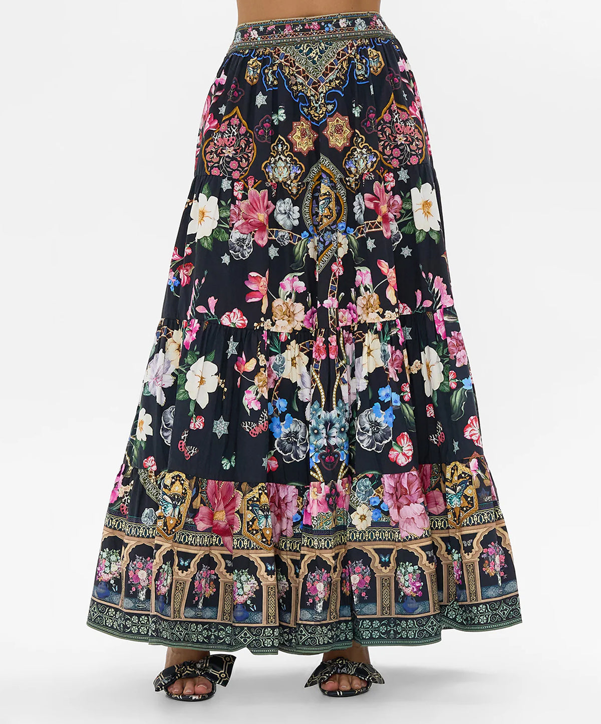 Tiered Maxi Skirt