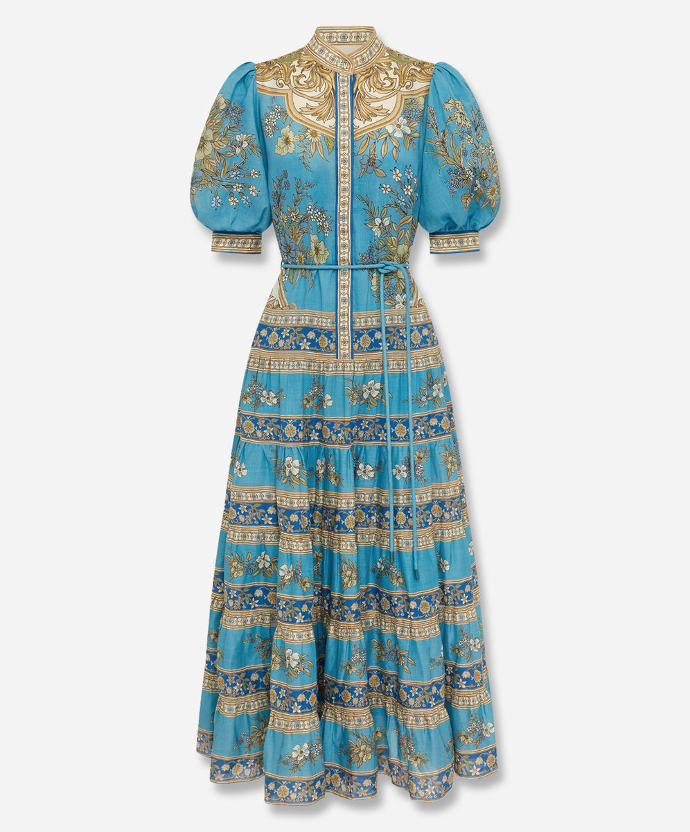 cassie's blue dress Cassie Blue Floral Short Dress | Women's Clothing