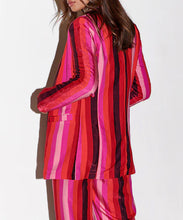 Load image into Gallery viewer, Pink Stripe Monaco Blazer