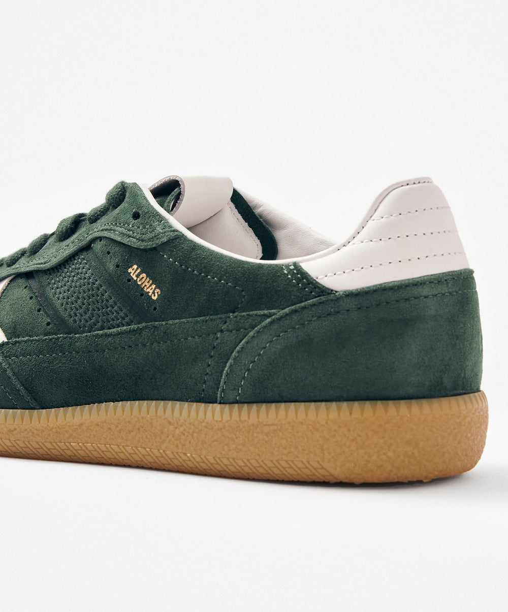 Tb.490 Rife Forest Green Leather Sneakers