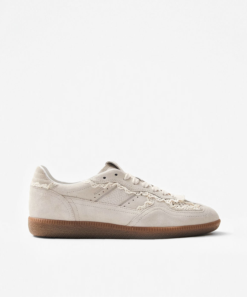 Tb.490 Crochet Cream Leather Sneakers | The Forme