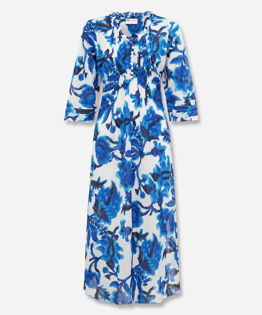Turquoise Bay Long Poppy Dress