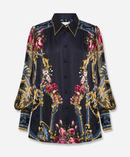 Load image into Gallery viewer, Button Through Blouson Sleeve Blouse