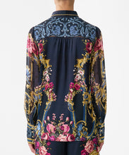 Load image into Gallery viewer, Button Through Blouson Sleeve Blouse