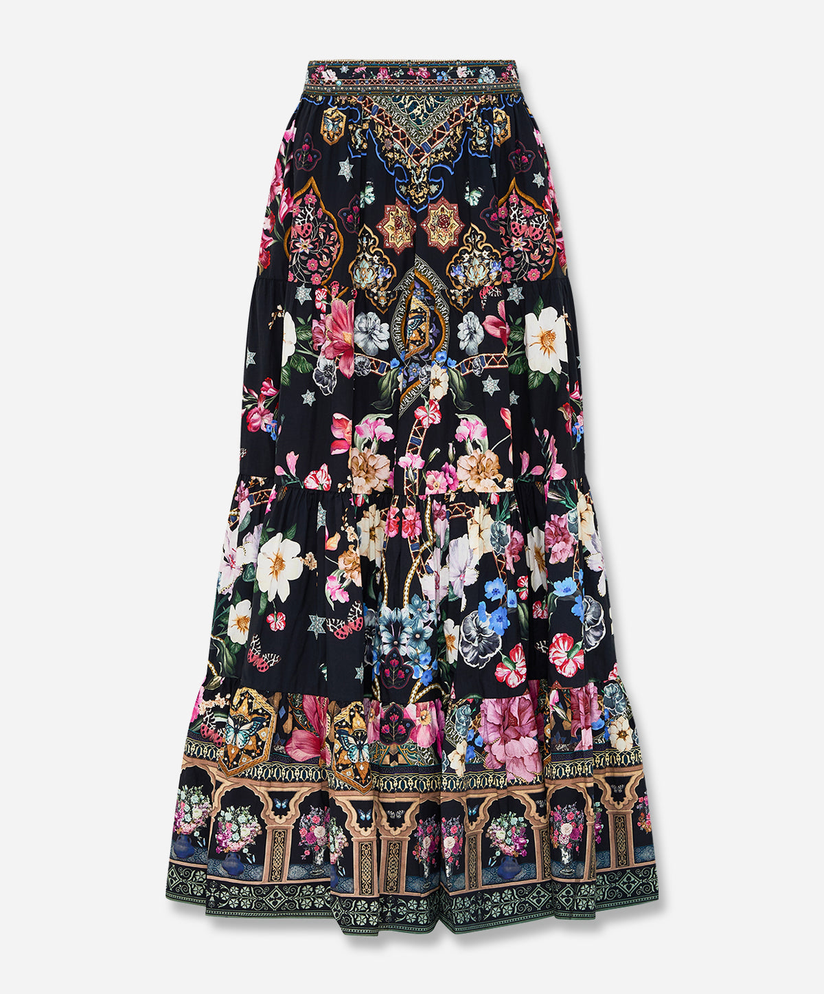 Tiered Maxi Skirt