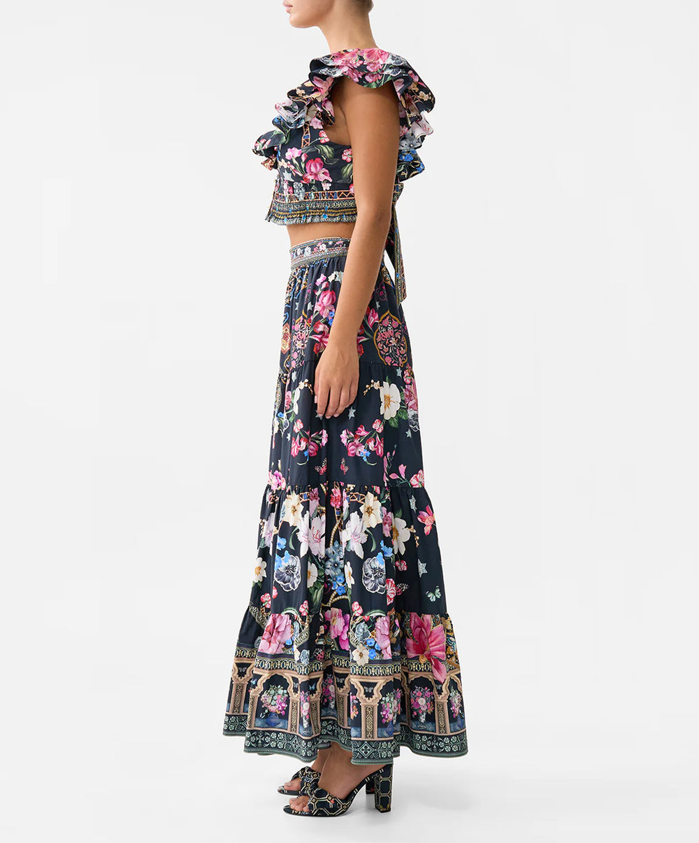 Tiered Maxi Skirt