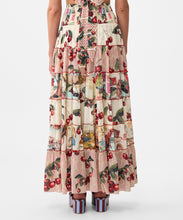 Load image into Gallery viewer, Shirred Waist Tiered Circle Skirt