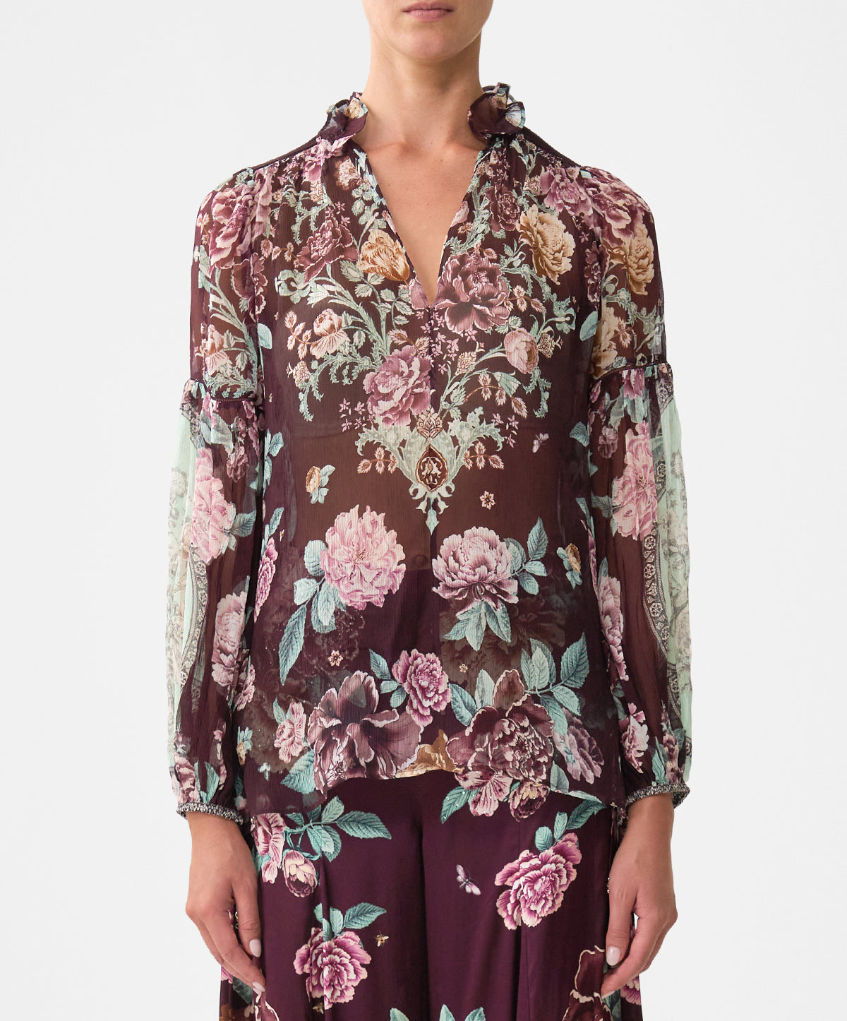 Frill Collared Blouse