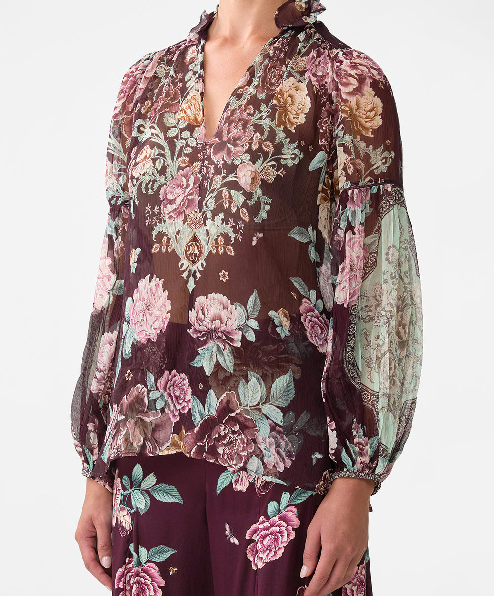Frill Collared Blouse