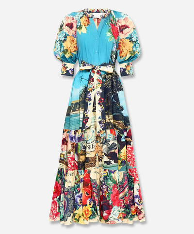 camilla tiered shirt dress Camilla Tiered Shirt Dress