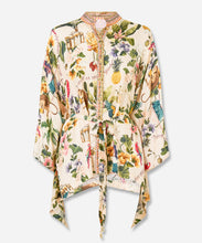 Load image into Gallery viewer, Button Through Scarf Blouse