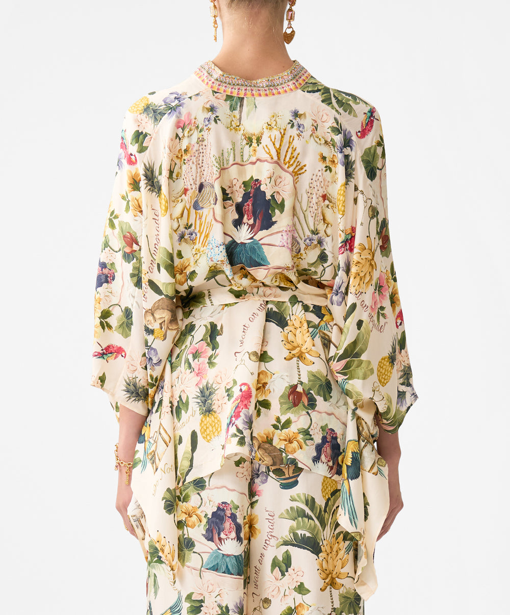 Button Through Scarf Blouse