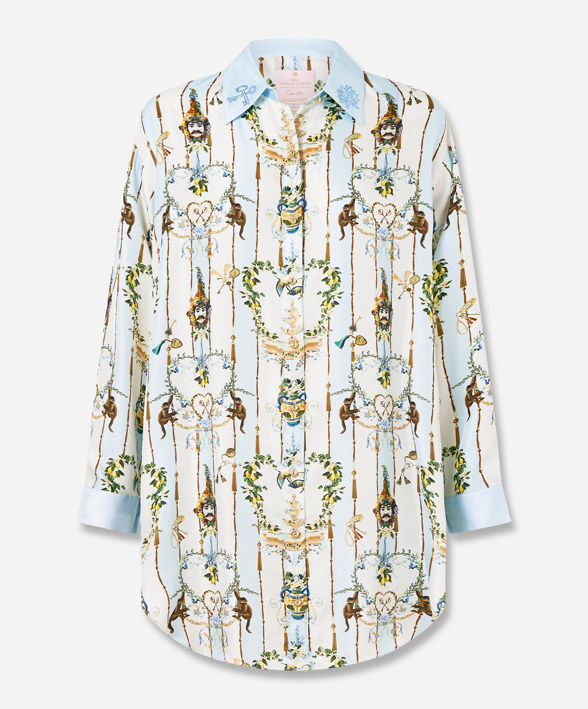 Shirt Tunic With Side Buttons