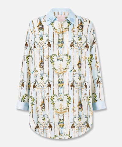 Shirt Tunic With Side Buttons