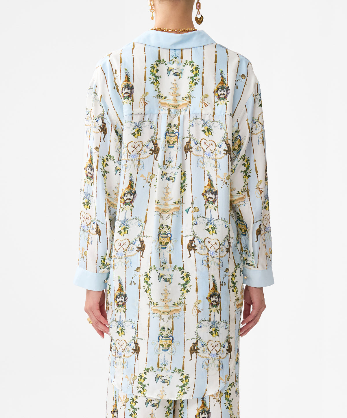 Shirt Tunic With Side Buttons