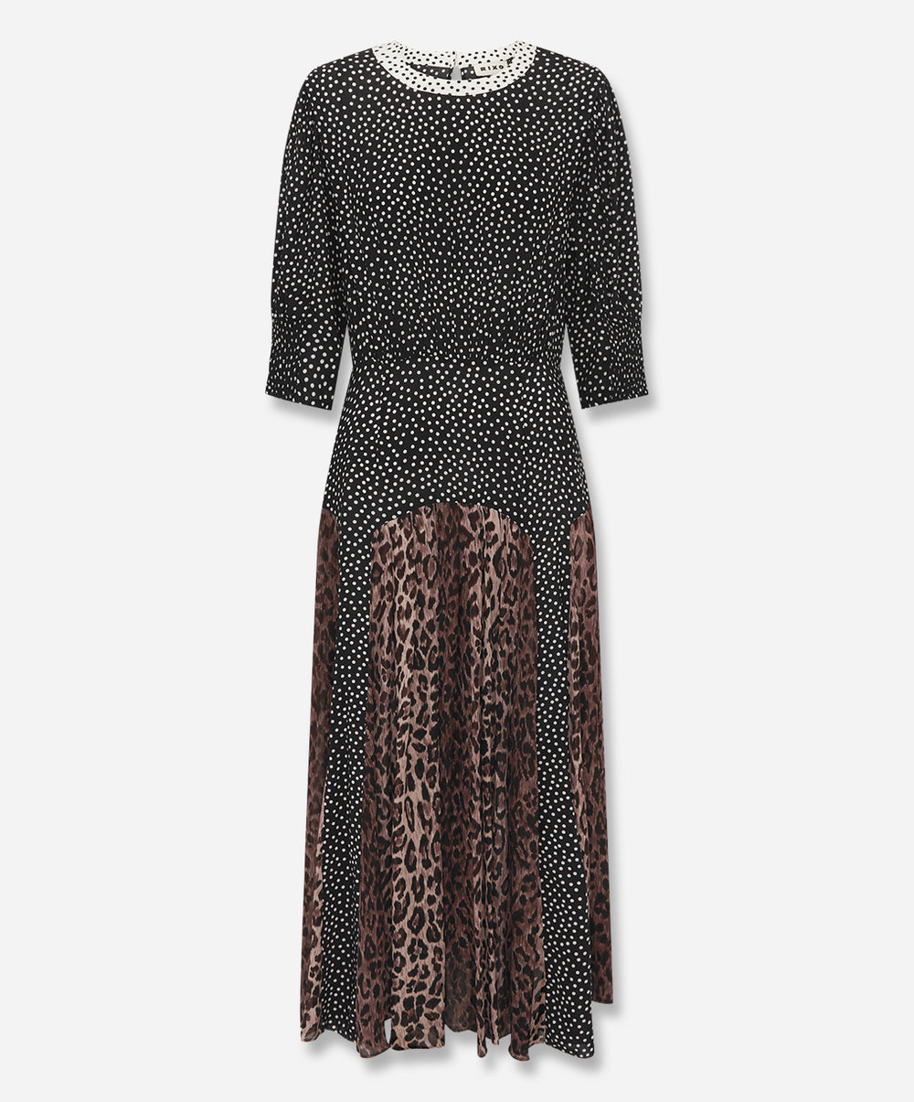 Meg Leopard Midi Dress