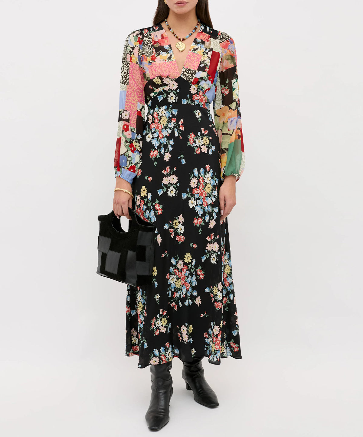 Kaila Silk Midi Dress