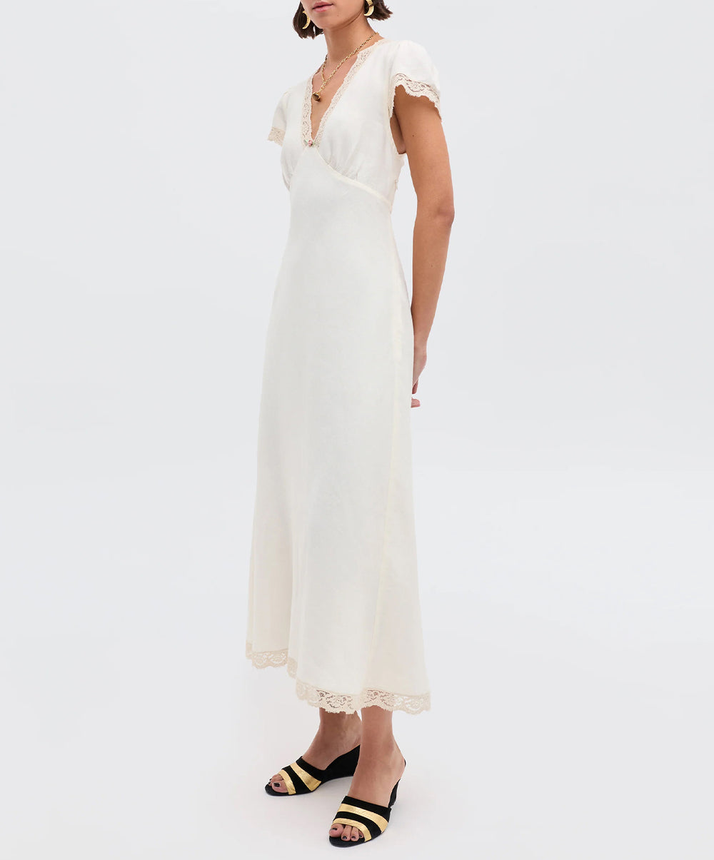 Clarice Linen Midi Dress