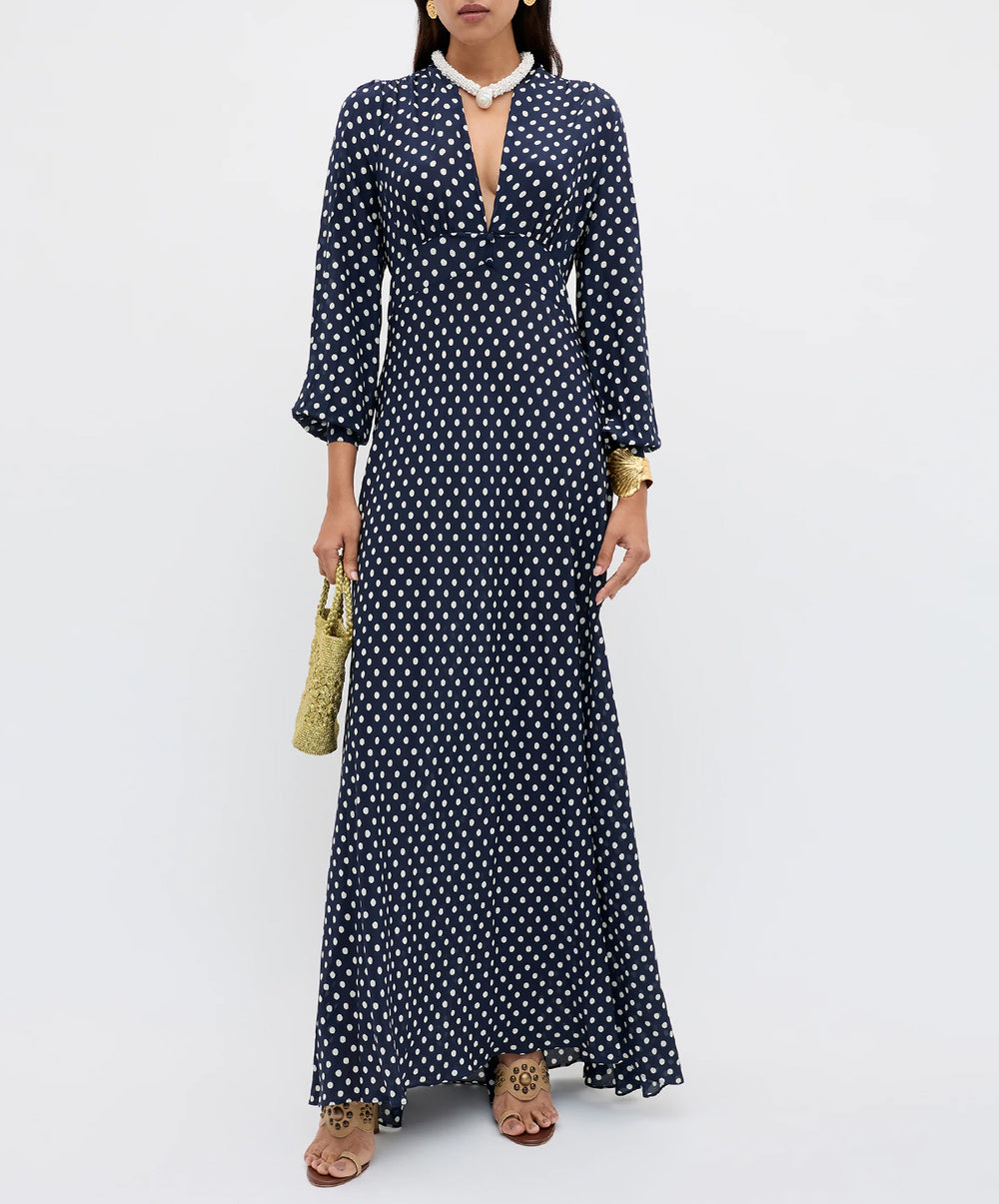 Emory Silk Maxi Dress