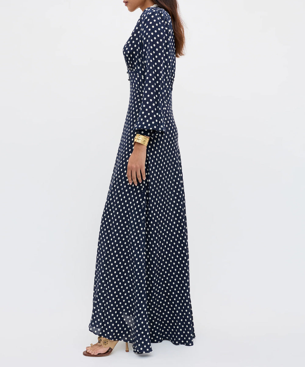 Emory Silk Maxi Dress