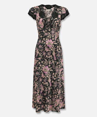 Amari Satin Midi Dress