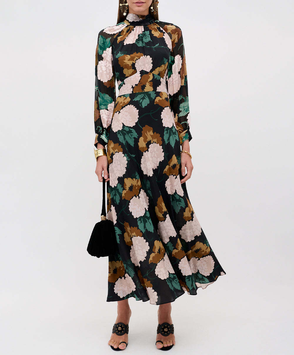 Paige Silk Midi Dress
