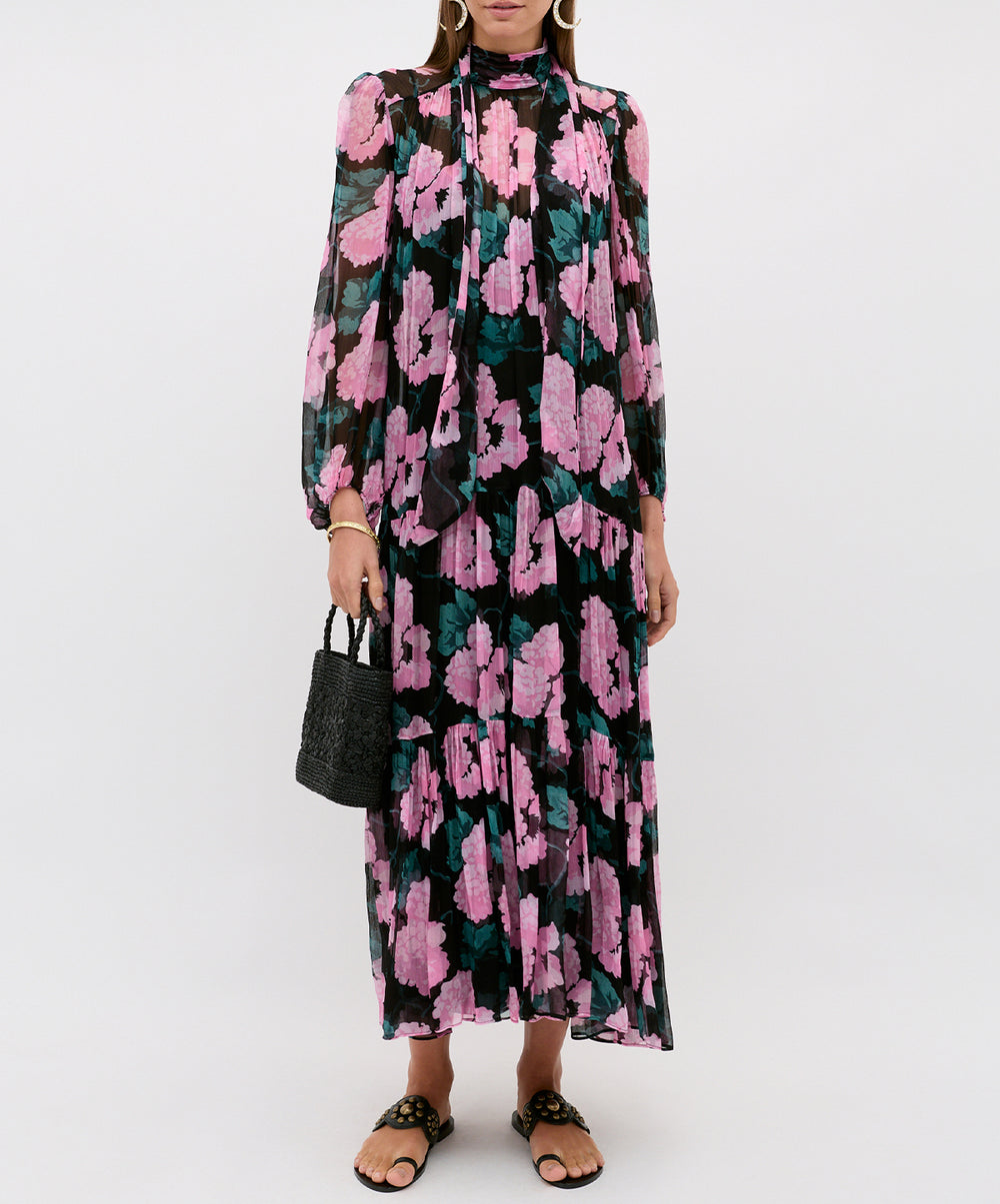 Adalind Chiffon Midi Dress