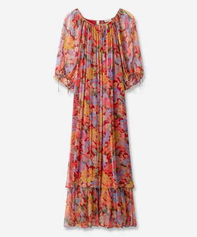 Hayden Chiffon Midi Dress