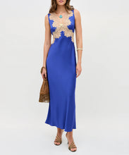 Load image into Gallery viewer, Lysandra Satin Midi Dress