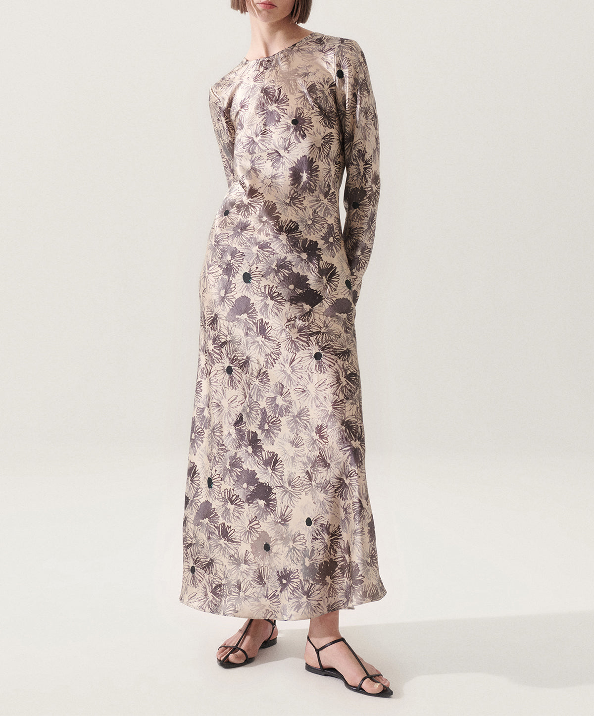 Full Sleeve Bias Dress