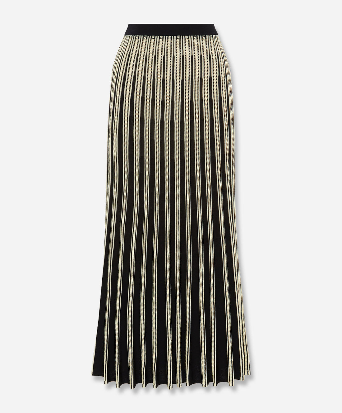 Radial Layer Midi Skirt