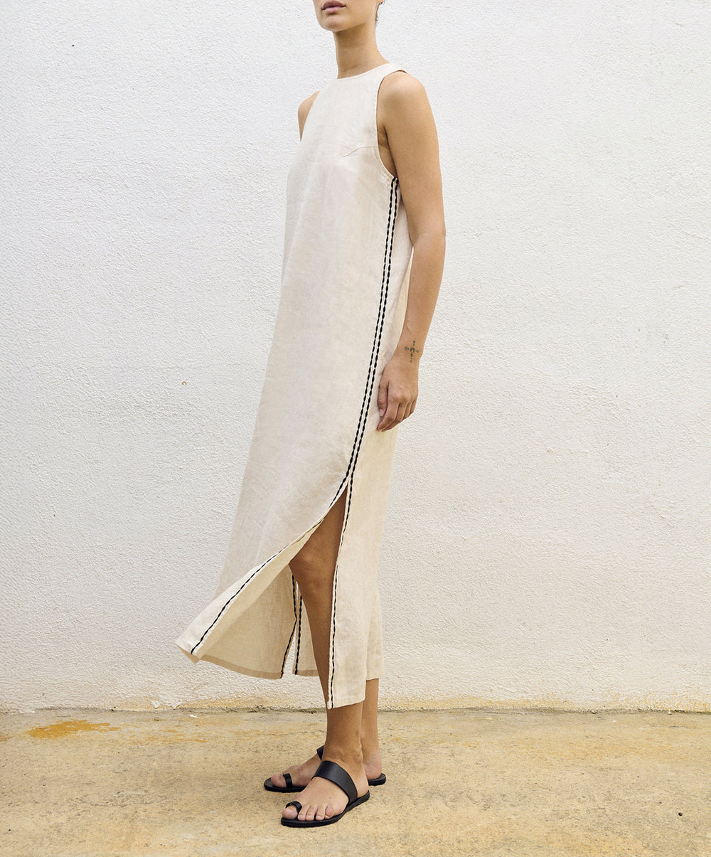 Embroidered Long Dress