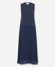 Load image into Gallery viewer, Knitted And Plain Long Dress