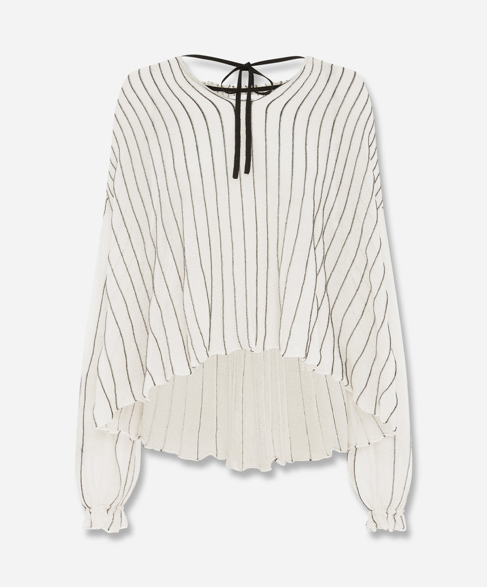 Radial Knitted Blouse