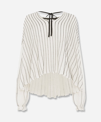 Radial Knitted Blouse