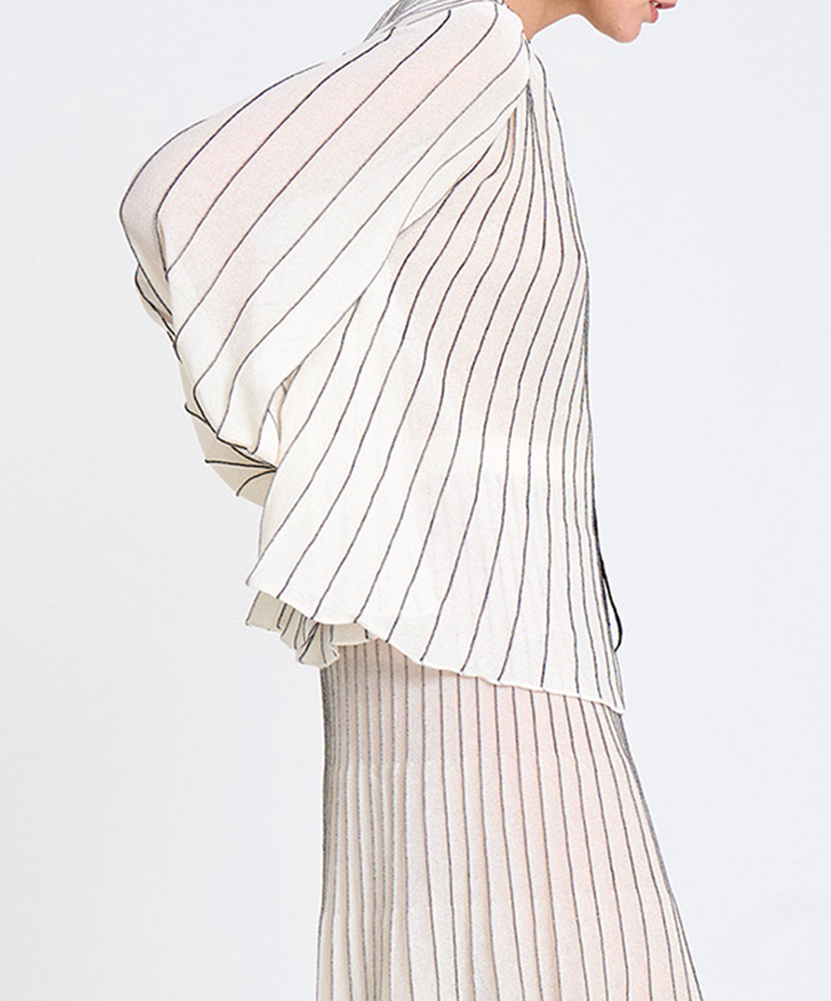 Radial Knitted Blouse