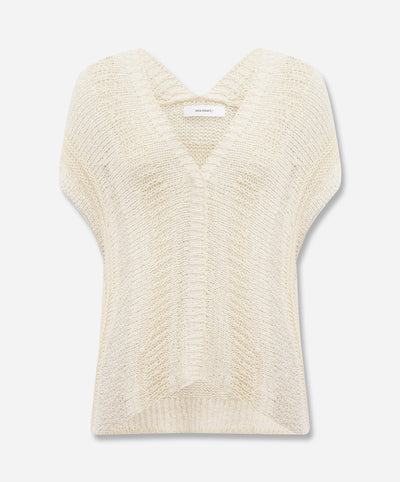 Rustic Sleeveless Sweater