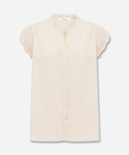 Load image into Gallery viewer, Mixed Knit And Woven Blouse