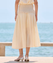 Load image into Gallery viewer, Mixed Knit And Woven Skirt