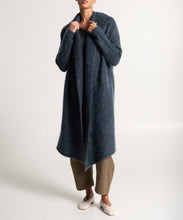 Load image into Gallery viewer, Blanc Mohair Wool Long Wrap Coat