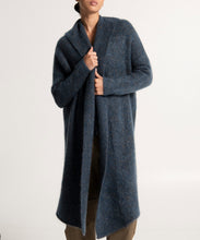 Load image into Gallery viewer, Blanc Mohair Wool Long Wrap Coat