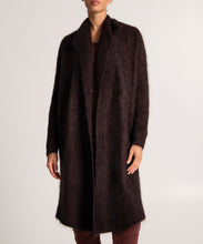 Load image into Gallery viewer, Blanc Mohair Wool Long Wrap Coat