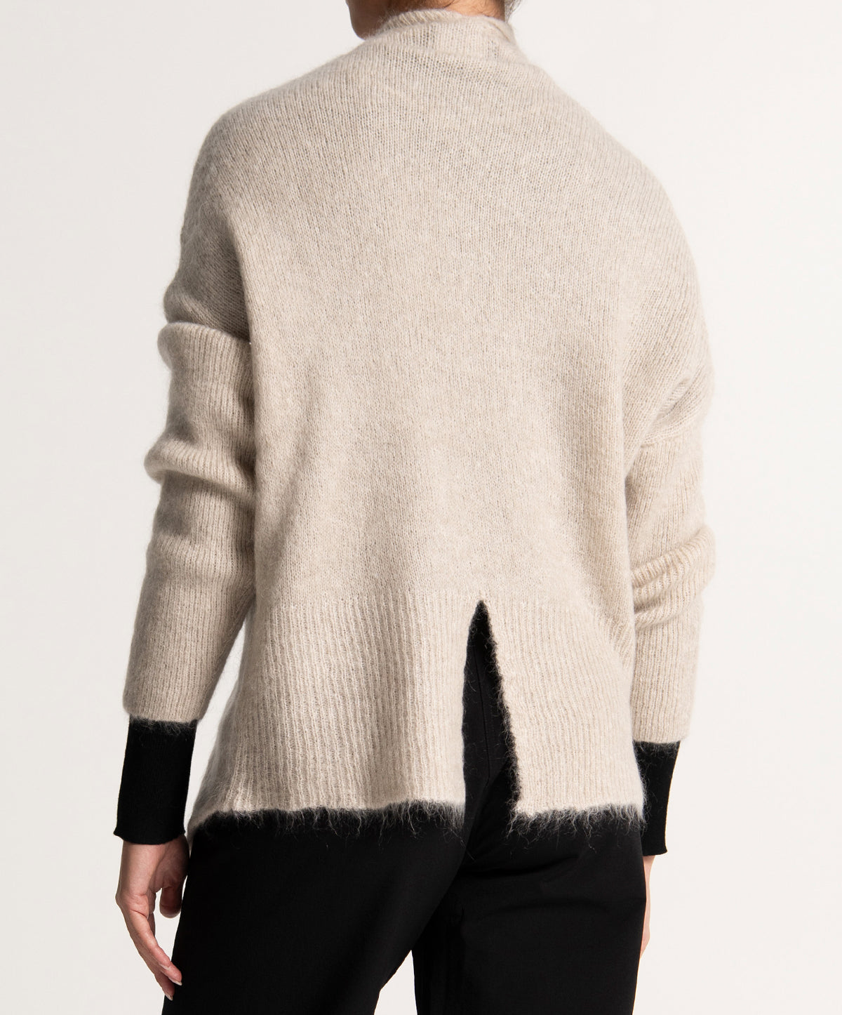 Vienna Mohair Wool Shawl Collar Short Cardigan