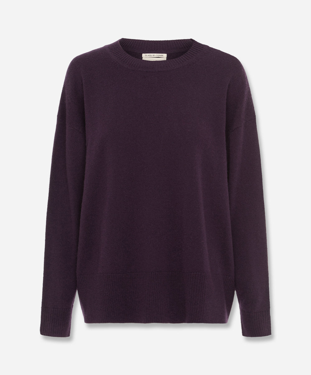 N.20 Cashmere Blend Oversize Crew