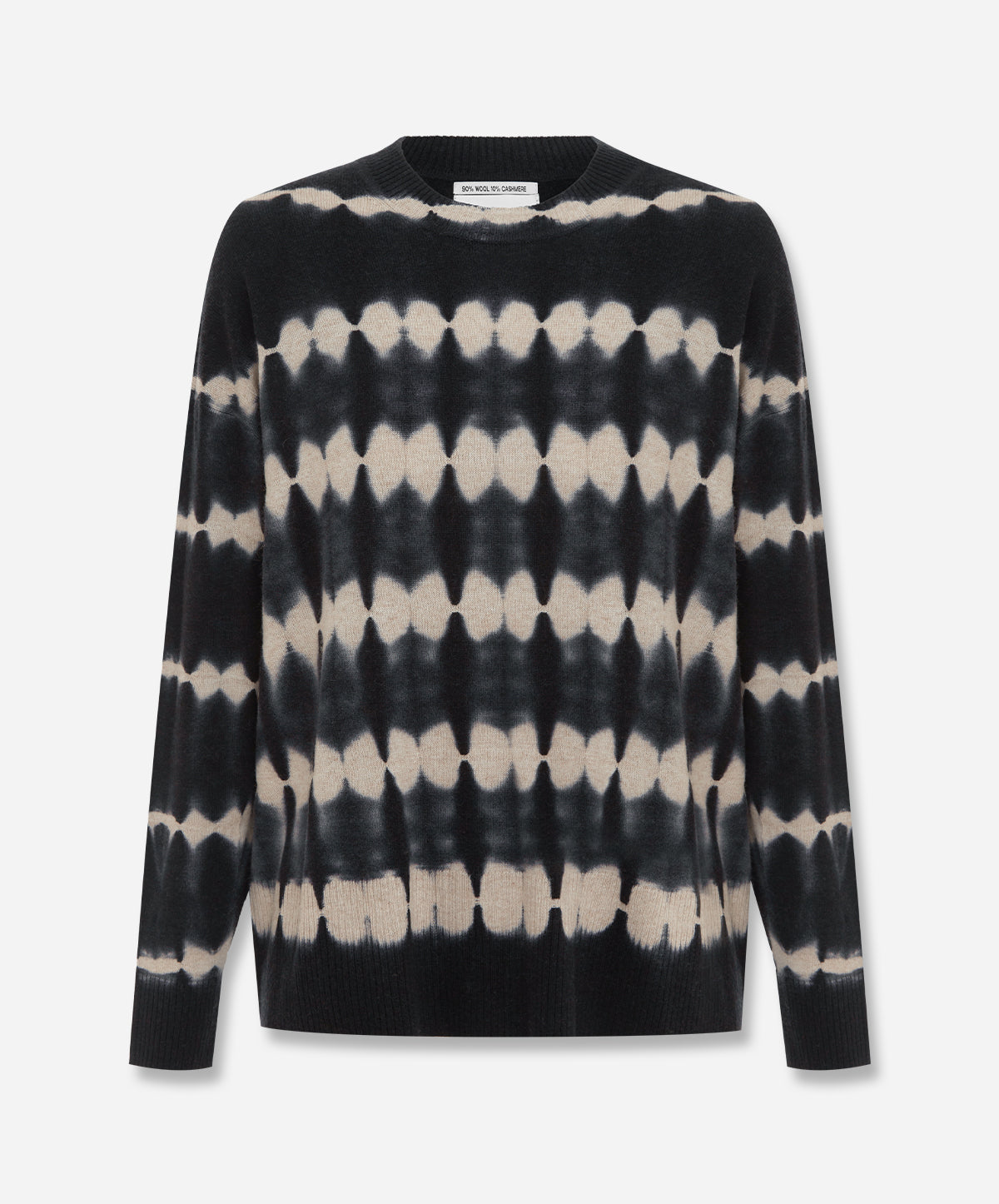 N.20 Cashmere Blend Oversize Crew Tie Dye