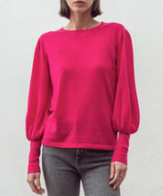Load image into Gallery viewer, N.33 Cashmere Blend Bell Sleeve Crew
