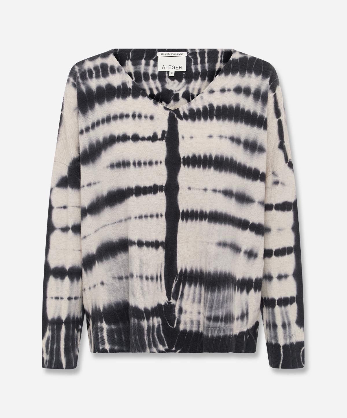 N.29 Cashmere Blend Tie-Dye V Neck