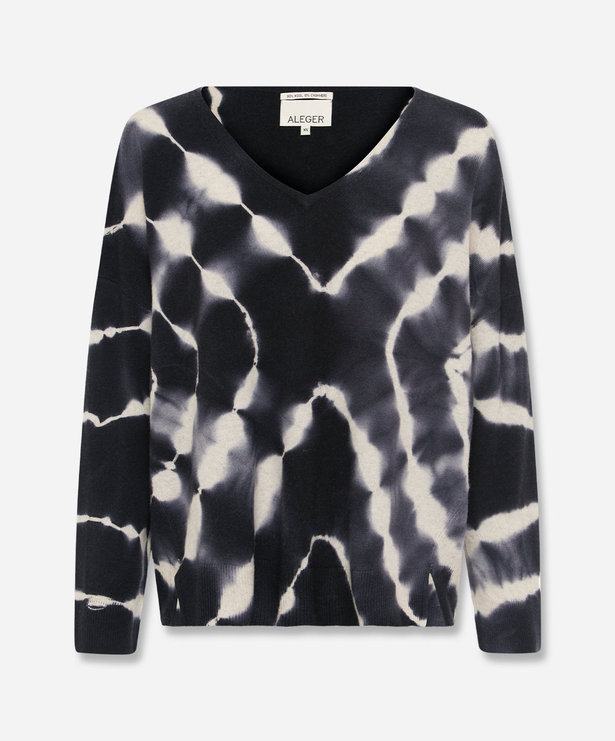 N.29 Cashmere Blend Tie-Dye V Neck