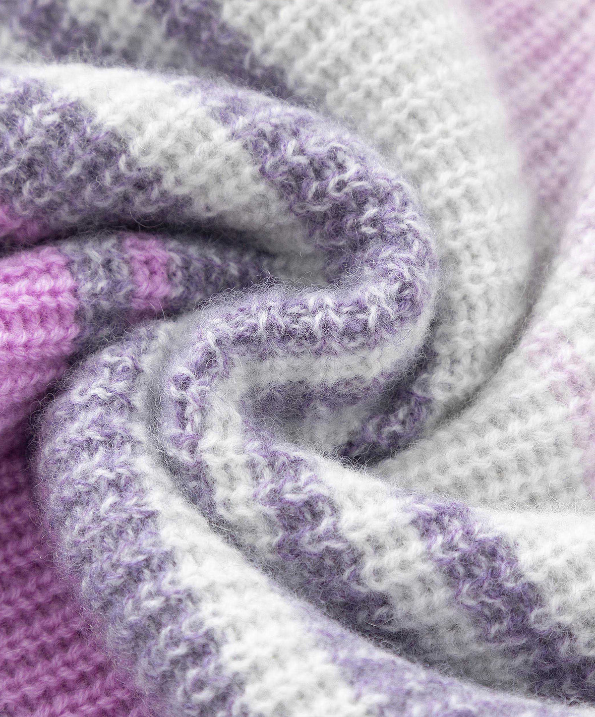 N.77 Cashmere Blend Chunky Ombre Balloon Sleeve
