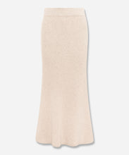 Load image into Gallery viewer, N.28 Cashmere Blend Ribbed Slip Skirt